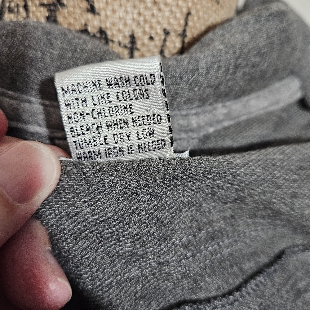 579 Gray Double Breasted Hooded Jacket Size M - Picture 11 of 13